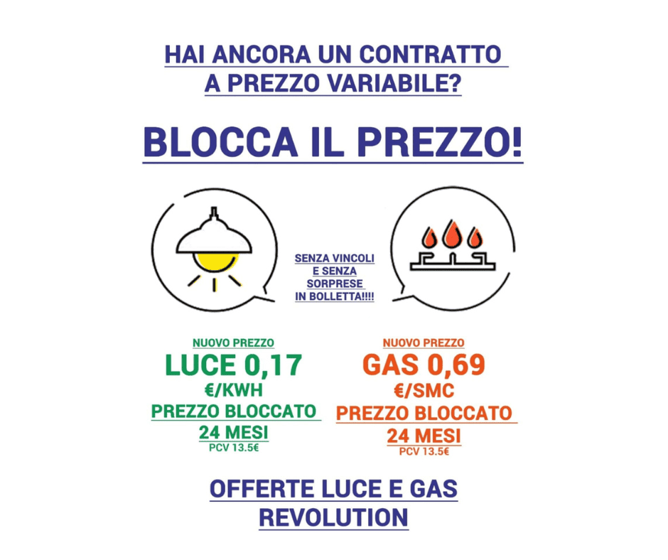 Offerta Iren Revolution Luce e Gas: prezzo bloccato e più controllo sulle bollette