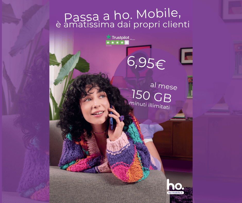 Offerta €6,95 al mese
